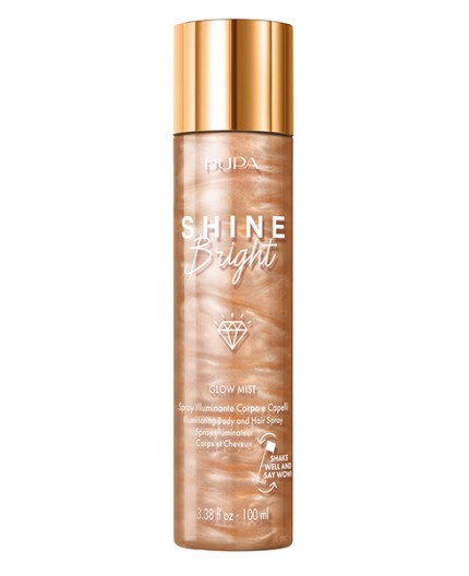 Pupa - Shine Bright Mist Body en Hair - outlet